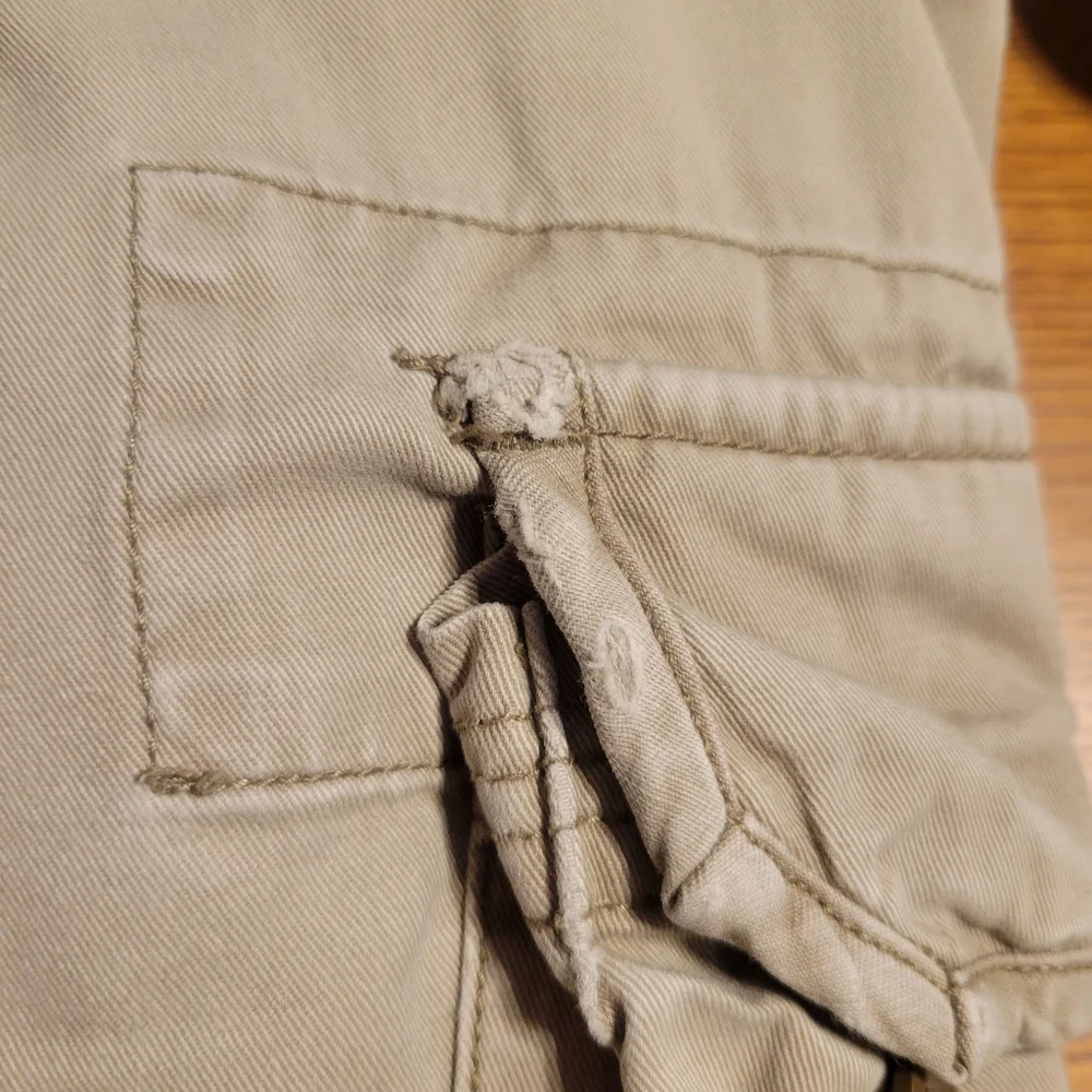 POLO Ralph Lauren Men's Classic Fit Heavy Twill khaki Cargo Shorts 50B Preppy